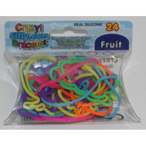 Crazy Bands Fluo Fruit (24 Bracelets) Crazy Bands UltraJeux