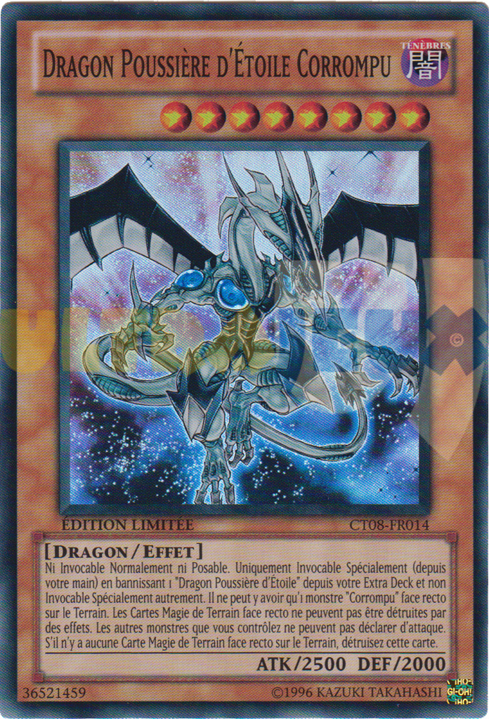 Carte Dragon Poussière d'Étoile (Decks Légendaires 5D's) (Yu-Gi-Oh