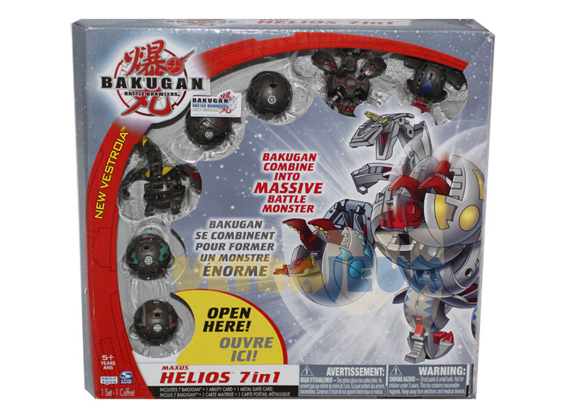 Bakugan Geant 7 En 1 - Maxus Helios Bakugan - UltraJeux