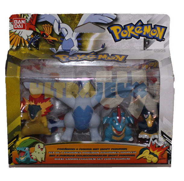 Figurines Lot De 4 Figurine Pokémon - Lugia Pokémon - UltraJeux