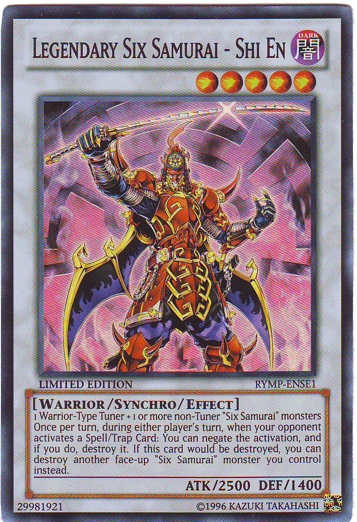 Legendary Six Samurai - Shi En Yu-Gi-Oh! - UltraJeux