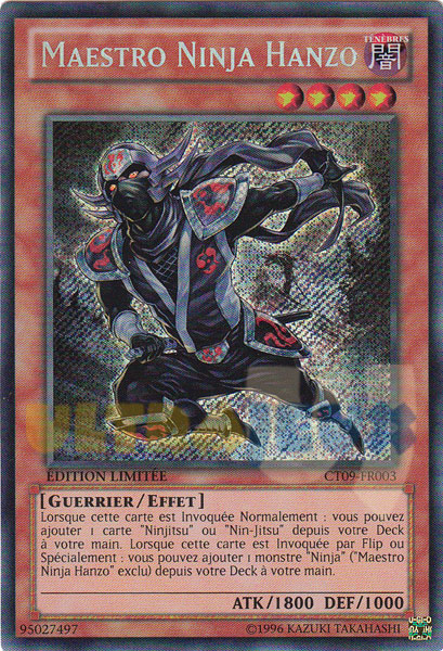 Ct09 - Maestro Ninja Hanzo Yu-Gi-Oh! - UltraJeux