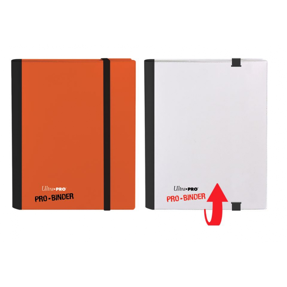 Portfolio Pro-binder - Bi-couleur - Blanc & Rouge - 160 Cases (20 Pages De  8 Cases) - UltraJeux