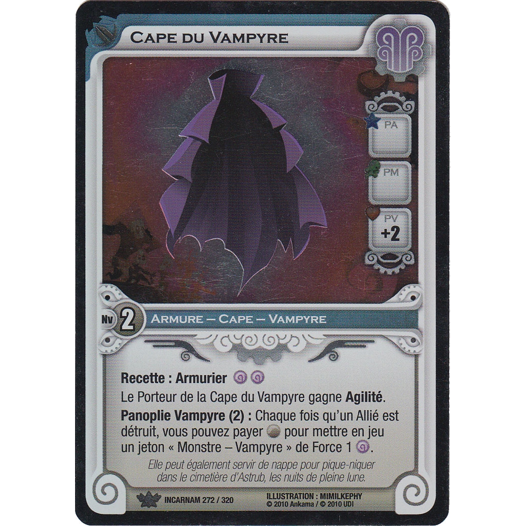 Cape Du Vampyre Wakfu Dofus UltraJeux