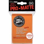 Protèges Cartes Standard  Sleeves Ultra-pro Standard Par 50 Orange Matte