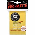 Protges Cartes Standard  Sleeves Ultra-pro Standard Par 50 Jaune Matte