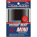 Protges Cartes Format JAP  Kmc - Mini Black Hyper Mat (Noir & Matte par 60)