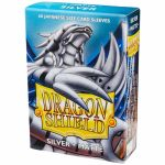 Protges Cartes Format JAP  Dragon Shield Sleeves Mini Matte - Silver - Argent - par 60