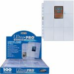 Classeur / Feuilles  Lot De 100 Feuilles De 9 Cases - Silver Series