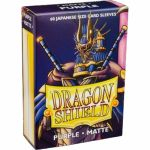 Protges Cartes Format JAP  Dragon Shield Sleeves Mini Matte - Purple - Violet - par 60