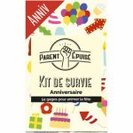 Jeu de Cartes Enfant Parent puis : Kit De Survie Anniversaire