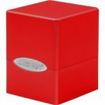 Deck Box  Satin Cube Deck Box Apple Red