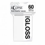 Protges Cartes Format JAP  Sleeves Ultra-pro Mini Par 60 Eclipse Pro Gloss Blanc (Artic White)