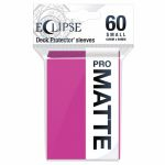 Protèges Cartes Format JAP  Sleeves Ultra-pro Mini Par 60 Eclipse Pro Matte Rose (Hot Pink))