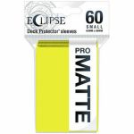 Protges Cartes Format JAP  Sleeves Ultra-pro Mini Par 60 Eclipse Pro Matte Jaune (Lemon Yellow)