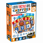 Ludo-Educatif Enfant Loto Tactile des Chiffres Montessori