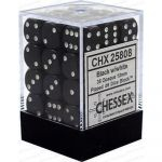 Dés  Chessex - Set de 36 Dés - À 6 Faces Couleur - Opaque - Noir/Blanc