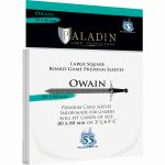 Protèges Cartes Standard  Paladin Sleeves - Owain Premium Large Square (80x80) par 55