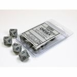 Ds Jeu de Rle set de 10 ds 10 units Gris/Noir