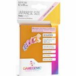 Protèges Cartes Format JAP  Protège-cartes Gamegenic - 60 Japanese Prime Sleeves - orange