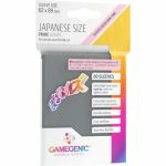 Protèges Cartes Format JAP  Protège-cartes Gamegenic - 60 Japanese Prime Sleeves - Dark Grey