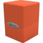 Deck Box  Satin Cube - Pumpkin Orange