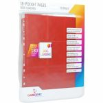 Classeur / Feuilles  Lot De 10 Feuilles De Classeur - 18 Cases  - Sideload - Rouge