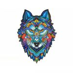 Rflxion Placement Figured Wooden Puzzles - Loup (S)