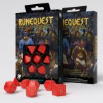 Ds Jeu de Rle Set de Ds RuneQuest - Rouge & Or