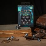Ds Jeu de Rle Set de Ds L'Appel de Cthulhu - Abyssal & Blanc