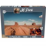  Réflexion Puzzle Jc Pieri- Monument Valley 1000 PCS & Antelope Canyon 500 PCS