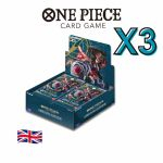 Boite de Boosters Anglais One Piece Card Game Boite de 24 boosters lot de 3 : Pillard of Strength - OP03