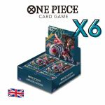 Boite de Boosters Anglais One Piece Card Game Boite de 24 boosters lot de 6 : Pillard of Strength - OP03