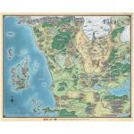 Jeu de Rôle Aventure Donjons & Dragons : Faerun - Carte de continent