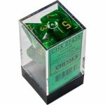 Ds Jeu de Rle Chessex - Set de 7 ds - Assortiments Jeux de Rles - Vortex - Vert/Or