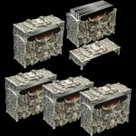 Deck-Building Coopration Etherfields : 5 high quality plastic deck holders