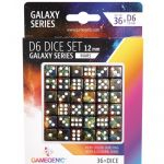 Dés  Galaxy series - Mars - Set de 36 dés de 6