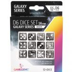 Dés  Galaxy series - Moon - Set de 12 dés de 6