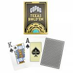 Jeu de Cartes  Copag Gold Poker Plastic - Noir 