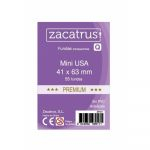 Protèges Cartes Standard  Zacatrus - protèges cartes USA mini - 41x63 par 55 prenium