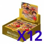 Boite de Boosters Anglais One Piece Card Game Boite de 24 boosters : OP04 - Kingdoms of Intrigue - Lot de 12