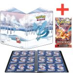 Portfolio Pokmon Fort Givre- A4 - 9 Cases - 1 Booster EV03 Flammes Obsidiennes