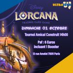 Evénements Lorcana Tournoi Construit Amical Lorcana - 1 Octbre 2023 à 14h - Bastille