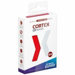 Protèges Cartes Format JAP  Cortex - 60 Japanese Sleeves - Rouge (Gloss)