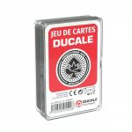Jeu de Cartes  Jeu 54 cartes, dos rouge - DUCALE Bote plastique