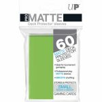 Protges Cartes Format JAP  Sleeves Ultra-pro Mini Par 60 Vert Citron (Lime Green) Matte