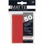 Protges Cartes Standard  Sleeves Ultra-pro Standard Par 50 Rouge Matte