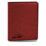 Portfolio  Premium Pro-binder - Simili Cuir Rouge -  360 Cases (20 Pages De 18)