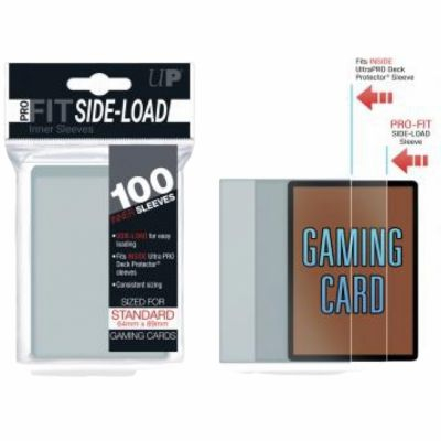 Protges Cartes Standard  Sous Protection Pro-fit Side Load Ultra-pro - Taille Standard (par 100) Transparentes Souples