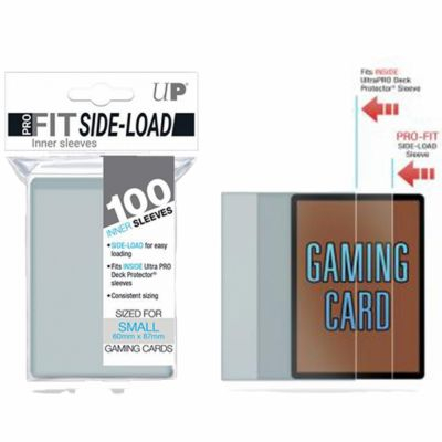 Protges Cartes Format JAP  Sous Protection Pro-fit Side Load Ultra-pro - Taille Small(par 100) Transparentes Souples